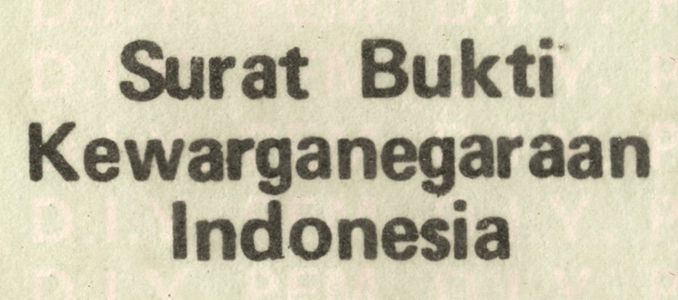Apakah seorang anak WNI keturunan harus memiliki SBKRI?_1